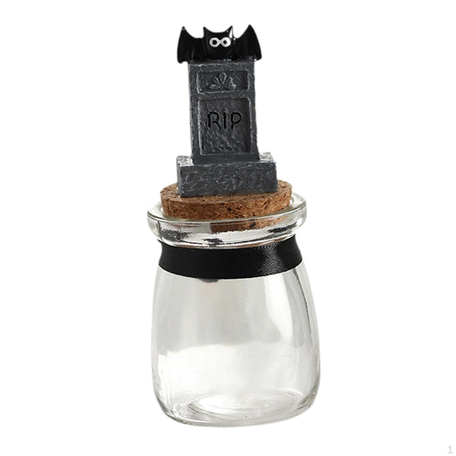 

, Банка для хранения продуктов, Хэллоуин, Милые банки из смолы для конфет, Печенье, Сладости, Хранение сахара, Банка с Bat Tombstone