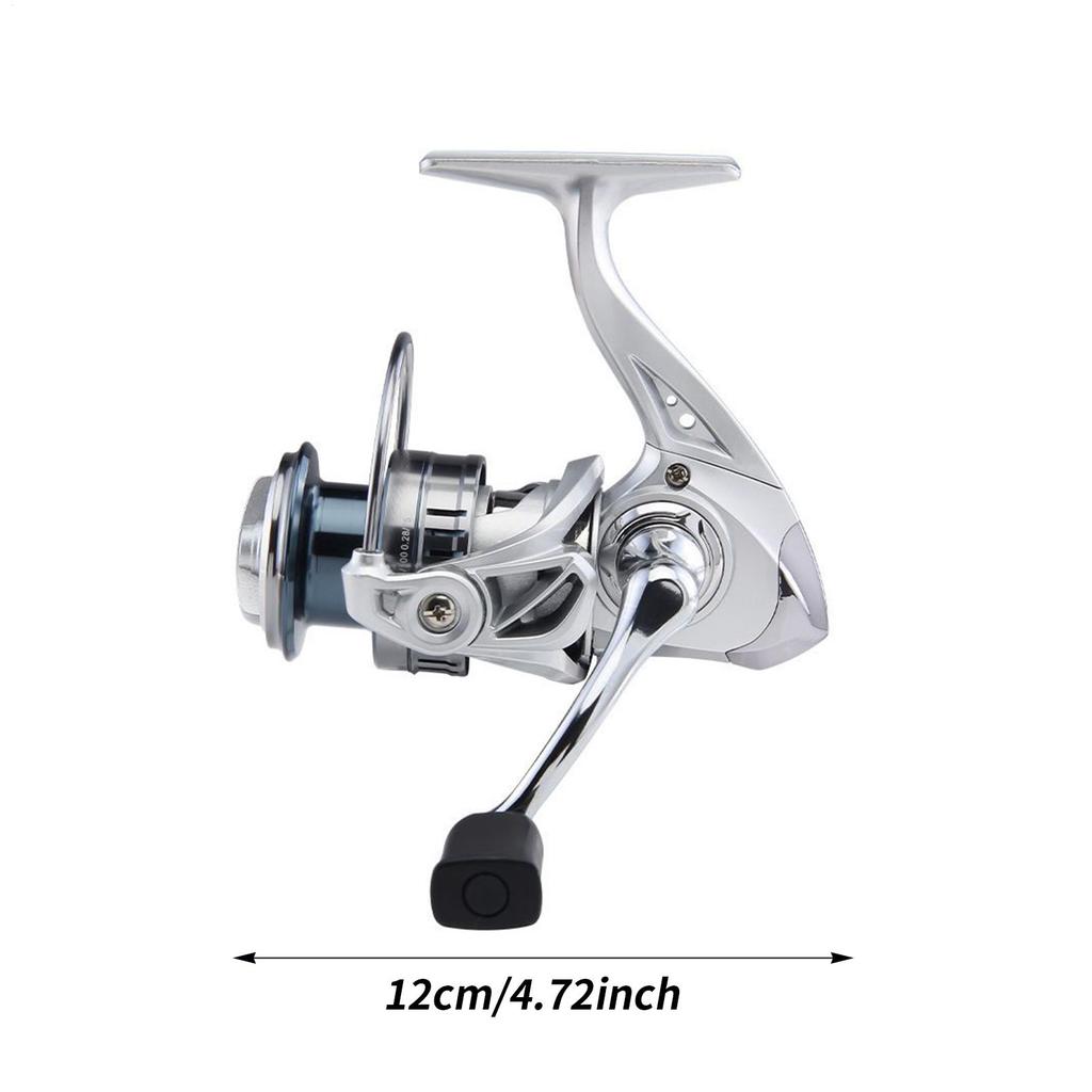 Fishing Reel Lightweight Metal Freshwater Spinner Reel For River Stream Pond Lake Freshwater Bass Trout Catfish Shore Pier