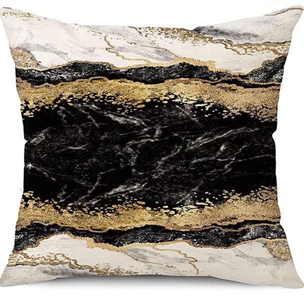 New Summer Hot-selling Light Luxury Series Simple Marble Sofa Bedside Cushion Pillow Cover