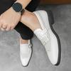 Fashion New Men Tassel Casual Shoes Fashion Men Shoes Handmade White Mens Loafers Moccasins Slip On Men's Flats Male Grace Driving Shoes