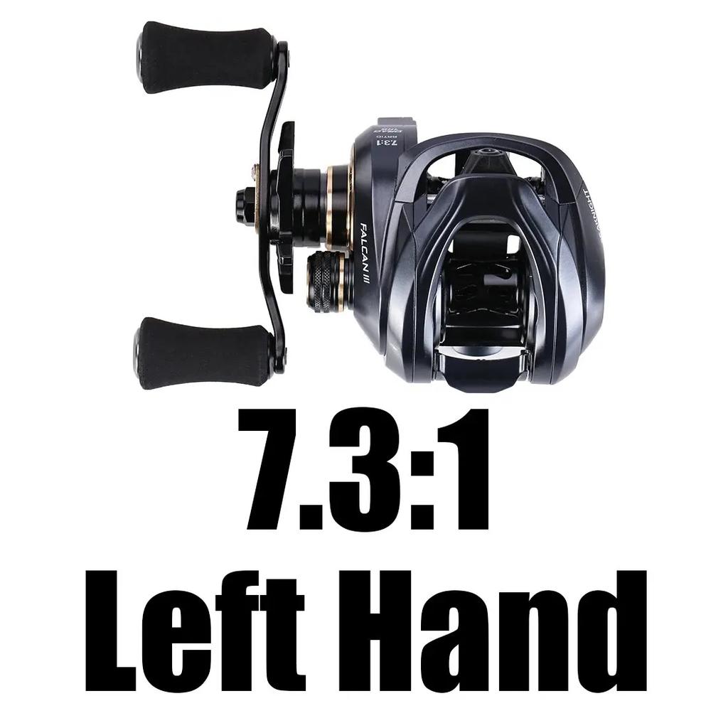 NM Baitcasting Fishing Reel for River & Lake Right Hand Use 8 Bearings 7.6:1 Gear Ratio