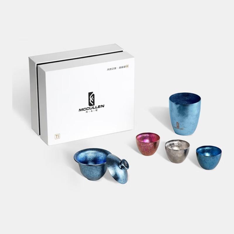 MCCULLEN Pure Titanium 5-Piece Kung Fu Tea Set