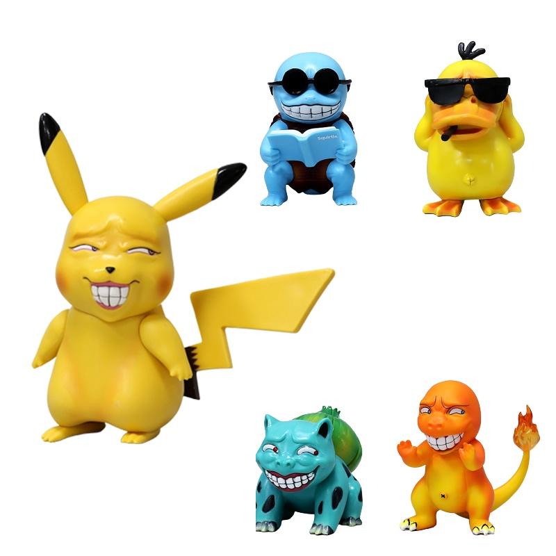 Unique Pokemon Pikachu Figure With Obnoxious Expression Perfect For Collectors