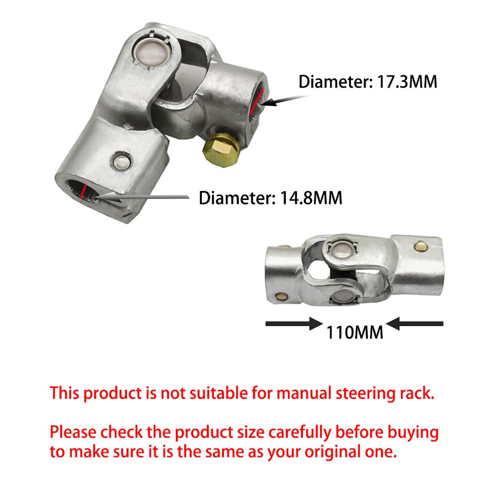Steering Coupler Shaft U Joint Swivel 53323-SM4-013 For Honda Civic 1992-1995