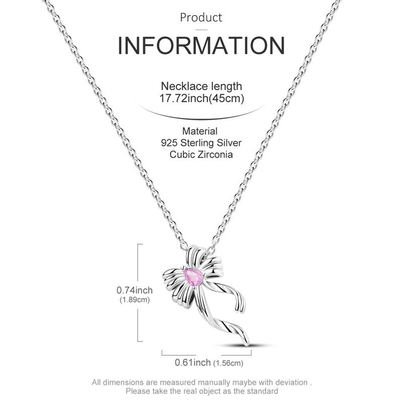 New Copper Necklace Zircon Heart Interlocking Pendant Necklace For Women Wedding Birthday Party Jewelry Gifts