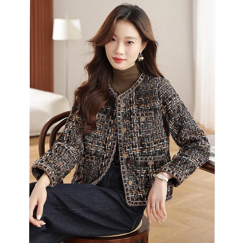 2026 New Arrival Petite French Style Women's Tweed Jacket – Autumn Winter Edition