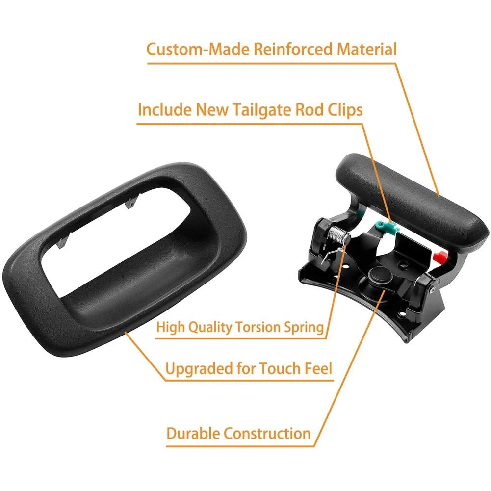 Autotürgriff und Lünette Heckklappe Heckklappe Verriegelung für GMC Sierra Chevrolet Silverado 1500 2500 3500 1999 2000 2001 2002-2007