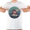 Mount Fuji Disc Funny Retro Artistic T ShirtUnisex Homme Summer New White Casual Cool Tshirtvintage Unisex TeeBreathable Print