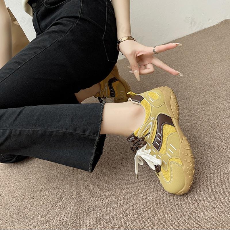 Fashion Women's Fashion Board Shoes New Four Seasons Outdoor Non Slip Sneakers Comfortable Height Increase Wear-resistant Casual Shoes