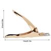 Straight Edge Nail Tip Cutter Gold Color Acrylic Nail Clipper Manicure Cutter Tool  DIY Nail Art