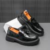 New Original Design Tassel Men's Leather Shoes Thick Bottom Dress Shoes Casual Korea Style Gentleman Office Oxford Shoes Loafers