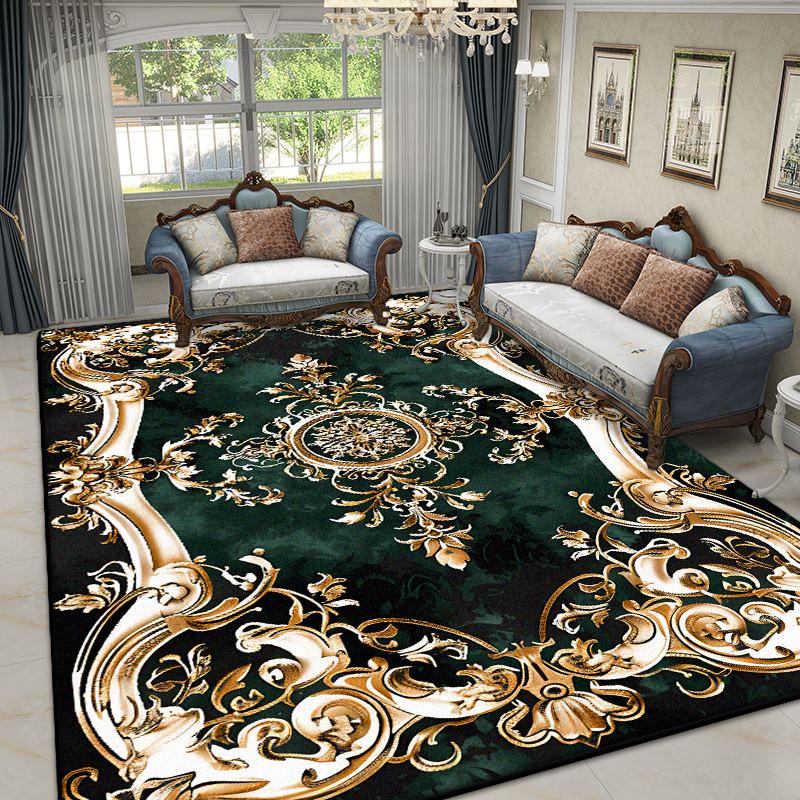 Luxuriöse Retro-Teppiche für Wohnzimmer Europäische Dekoration Zuhause Große Flächenteppiche 200x300 Schlafzimmer Lounge-Teppich Waschbare Fußmatten