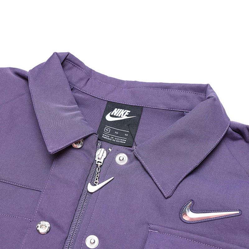 Nike Sportswear Swoosh Multi-Pocket Woven Jacket Women Jacket Purple CZ8900-573
