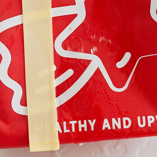 Bento Bag Foldable Waterproof Oxford Cloth Daily Use Students Lunch Box Tote Household Supplies