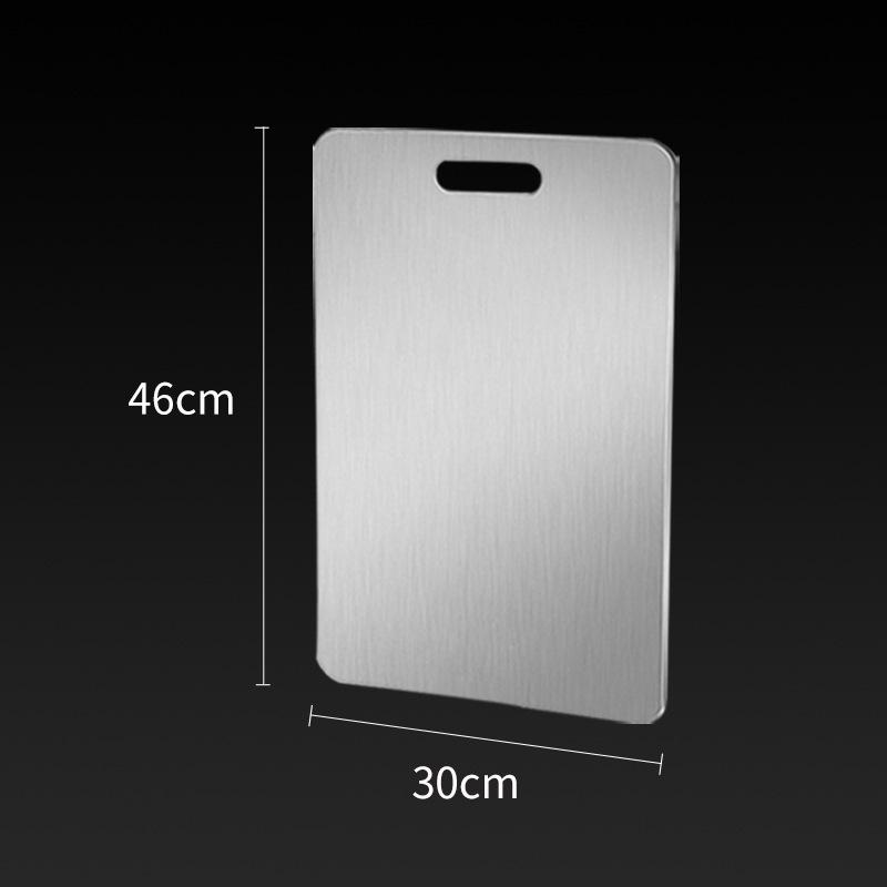 Non-Slip Stainless Steel Cutting Board - Large, Anti-Mold & Antibacterial, Thickened for Durability