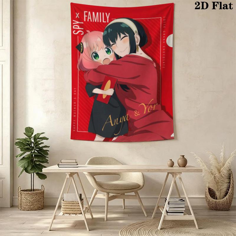 Anya Dog Tapestry Tapestry Wallmounted Background Cloth Work Of Art Atmospheric Background Cloth Home Decor