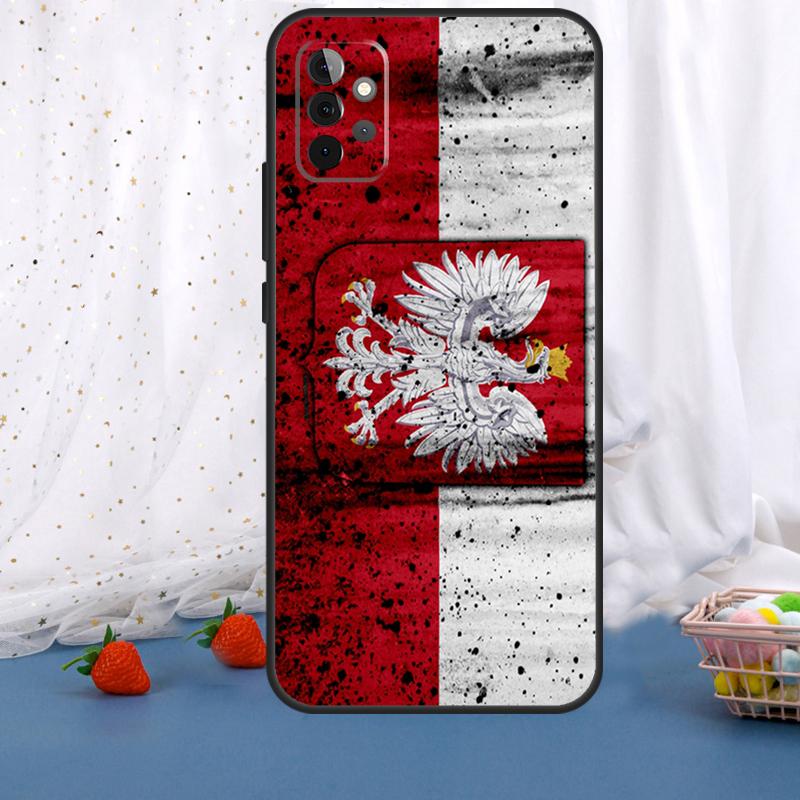 Poland Polish Flag For Samsung Galaxy A36 A26 A16 A05 A06 A54 A34 A14 A22 A32 A52 A55 A35 A15 A53 A13 A56 Case