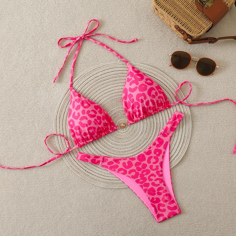 

Sexy Leopard Micro Bikini 2026 Women Swimsuit String Female Swimwear Thong Bikinis Set Brazilian Biquini Beach Wear Bathing Suit S