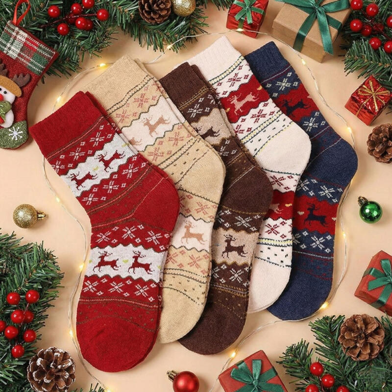 

5-piece set of Anaru Winter Nordic European Socks R287 5-piece set