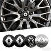 4PCS 56mm Car Wheel Hub Center Caps Emblem Sticker Styling For Renault RS Megane 2 3 4 Trafic Scenic 2 Clio Captur Twingo QM6