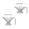 Fruit Basket for Kitchen Counter Stainless Steel Fruit Bowl Folded Rotation Fruit Stand Holder for Home Decor