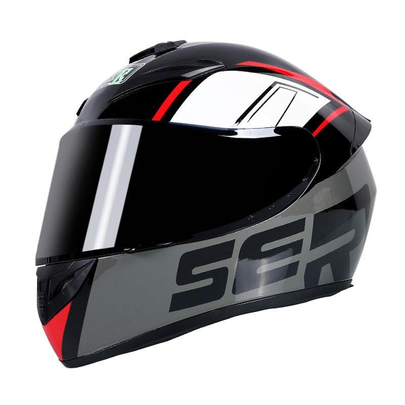 Full Face Motorcycle Helmet Men Women ABS Winter Riding Safety With Bluetooth Compatible Scooter Bike