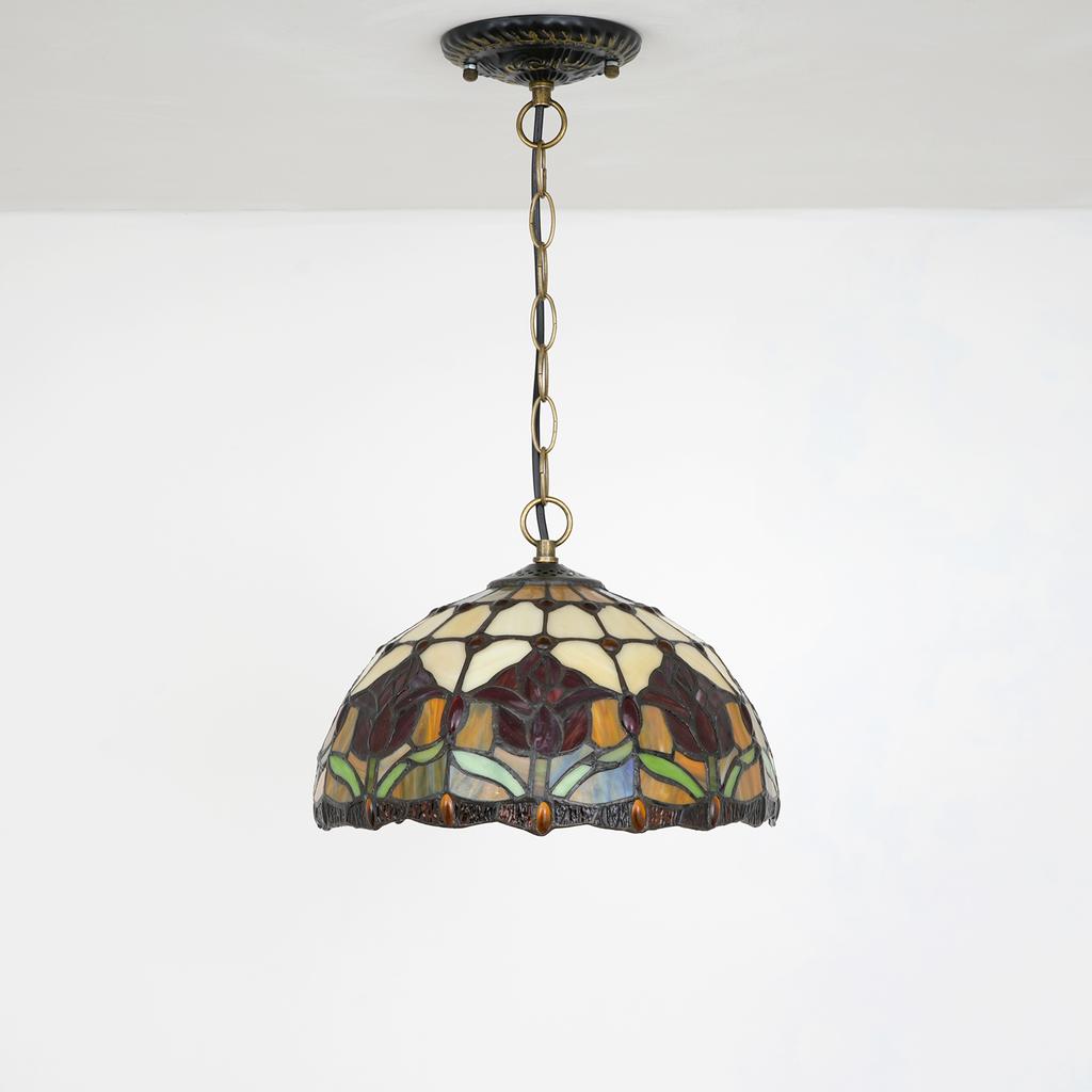 Nordic Rural Style Roses Tulip Chandelier Kitchen Dining Room Hallway Handmade Glass Chandelier Indoor Home Decor Lamp