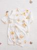 Unisex Newborn Summer One-Piece Cotton Suit with Hat - Essential Delivery Room Outfit