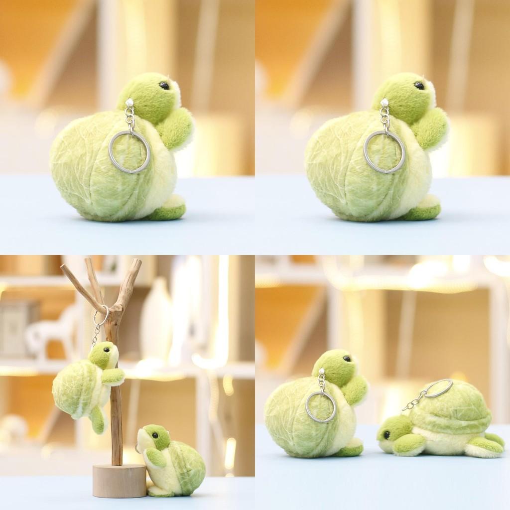 Vegetable Turtle Plush Keychain With Soft Pp Cotton Filling For Kids And Collectors