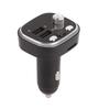 Car Bluetooth Player 2 USB Ports Charger 7 Color Lights FM Transmitter For Hands Free Calling Silver