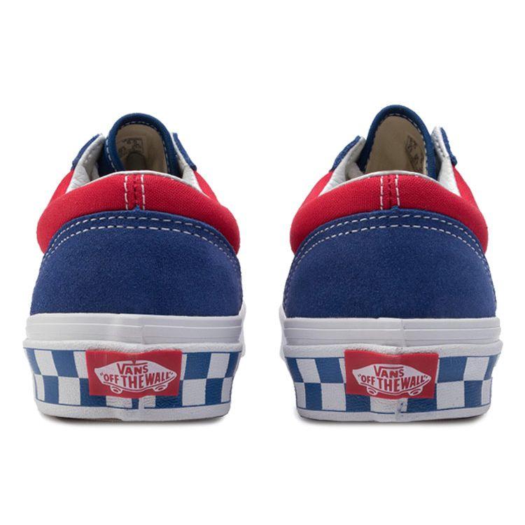 Vans Style 36 BMX Checkerboard Unisex Sneakers Blue True-Blue Red VN0A3DZ3U8H