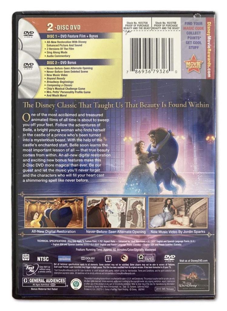 Disney Beauty and the Beast Import Edition [DVD][Import]
