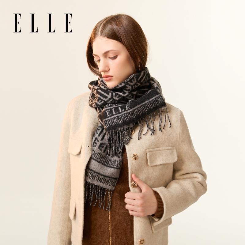 ELLE 100% Wool Scarf for Women