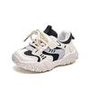 2025 autumn new mesh breathable children's sports shoes boys and girls baby sports shoes breathable dad shoes tide