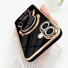 Coque de Protection - BOOLING - pour iPhone 17 - Silicone Anti-Rayures avec Support Astronaute - Noir