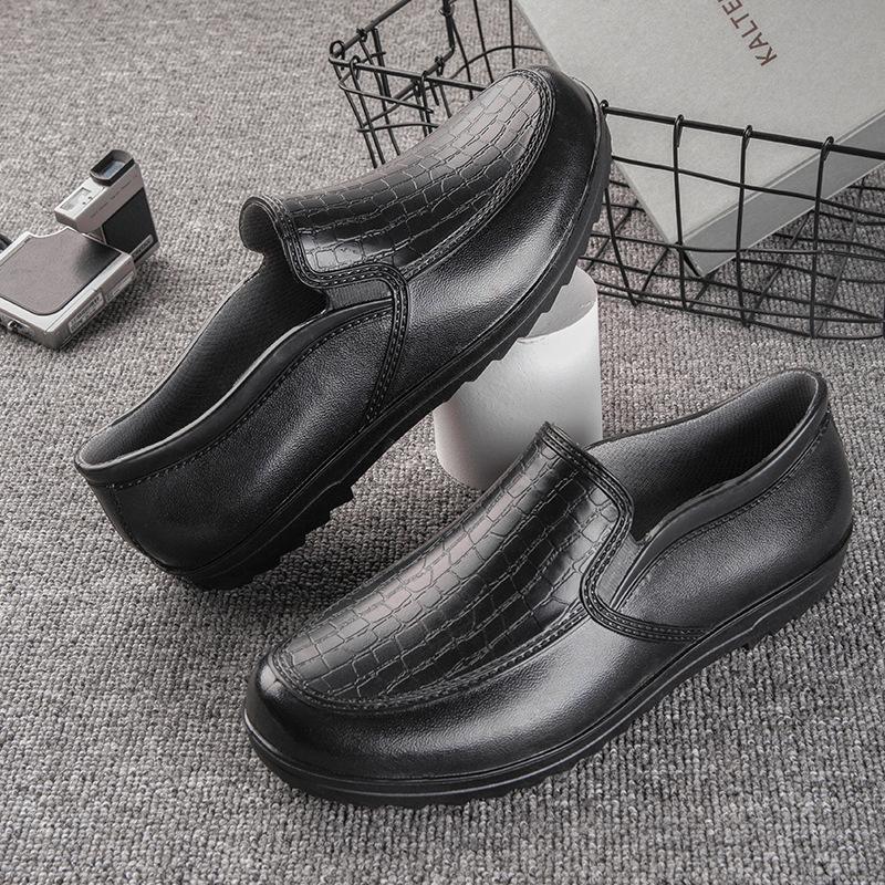 Water shoes low-top rain shoes men's shallow summer fashion overshoes non-slip waterproof wear-resistant rain boots labor insurance rubber shoes