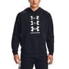 Under Armour Rival Sweatshirts Men's Black Hooded Moderate Regular 1357094-001