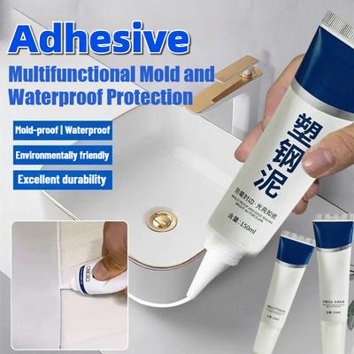 Multifunktionale auslaufsichere Dichtpaste Haushaltsfliesenkleber Wasserdichter Badezimmerdichtstoffkleber Schimmelhemmendes Dichtmittel
