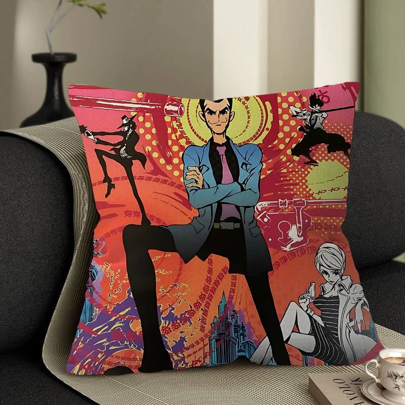 

Lupin The Third Pillow Gift Home Office Decoration Bedroom Sofa Car Cushion Cover Case 45x45 12x12Inch