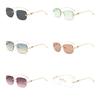 Xiaomi Women Rimless Cutting Square Sunglasses UV400 Alloy Gold Temples Gradient Lens Fashion Shades
