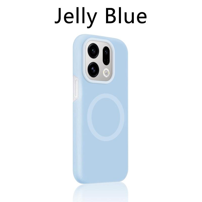 Magnetic Liquid Is Suitable for Oppofindx9 Mobile Phone Case, Jelly Case, Anti-drop FindX9Pro Skin-friendly Feel X8.