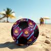 SIZE 5 West Ham United FC Soccer Ball Colorful All Ages Machine Stitched PVC Competition Ready Durable High-Bounce
