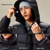 Camel Volcano Unisex Hooded Duck Down Puffer Jacket