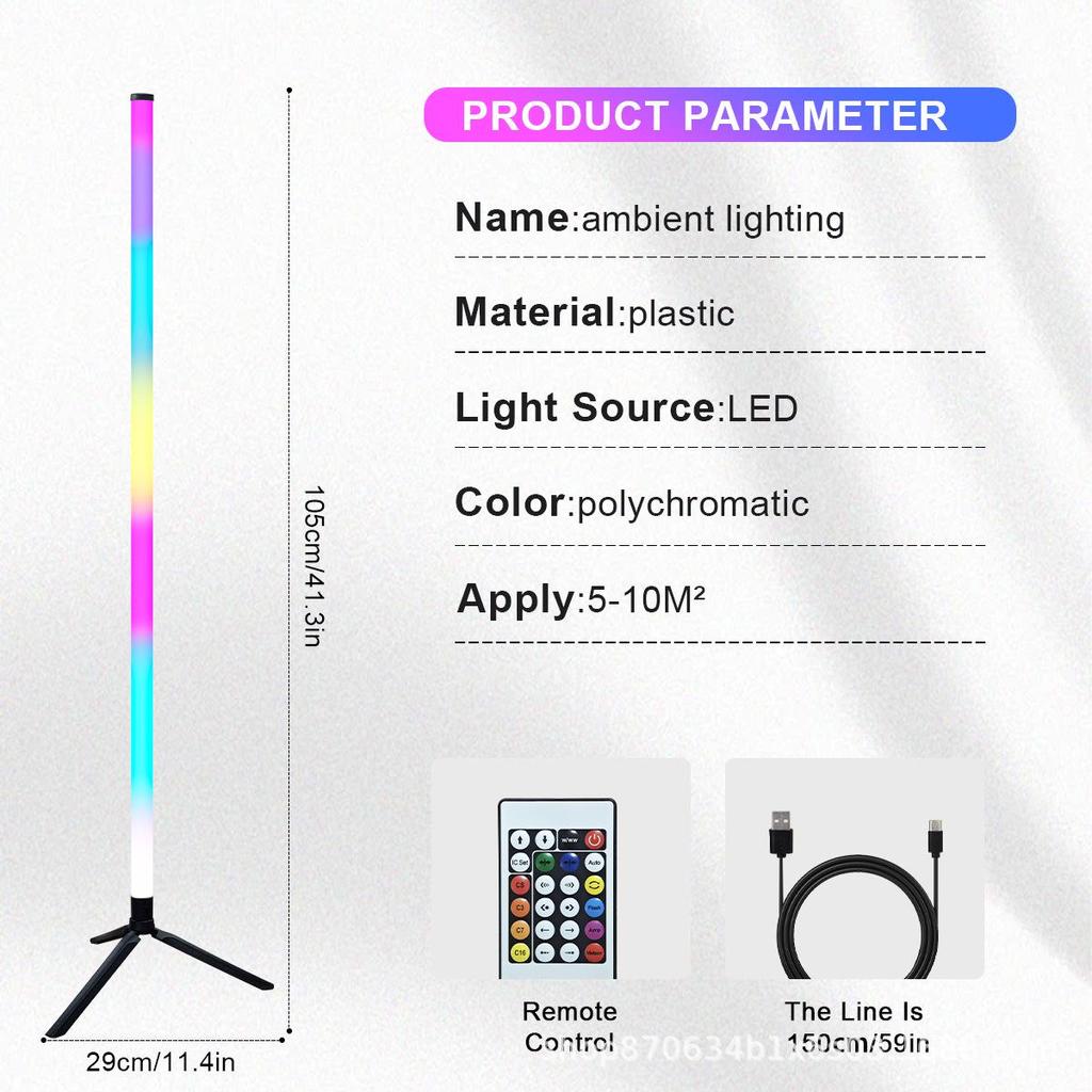 Lumină de Noapte Ambientală Inteligentă RGB LED, Reactivă la Sunet, USB