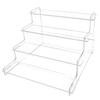 Klar Acryl Steigleitungen Display Stand für Display Oder Sammlungen Reusable 4 Tier X3UC