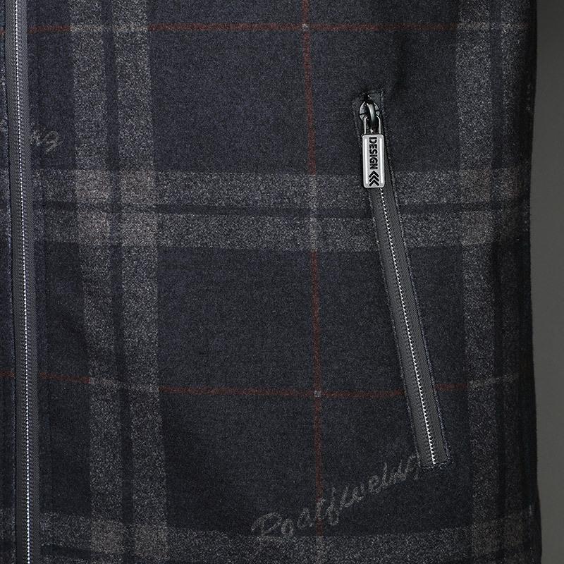 Spring and Autumn Men's Jacket Printed Jacket Slim Fit Thin Trendy Large Size Gown Baseball Jacket Business Top