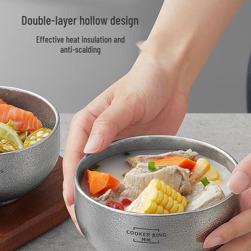 COOKER KING Pure Titanium Kids Bowl