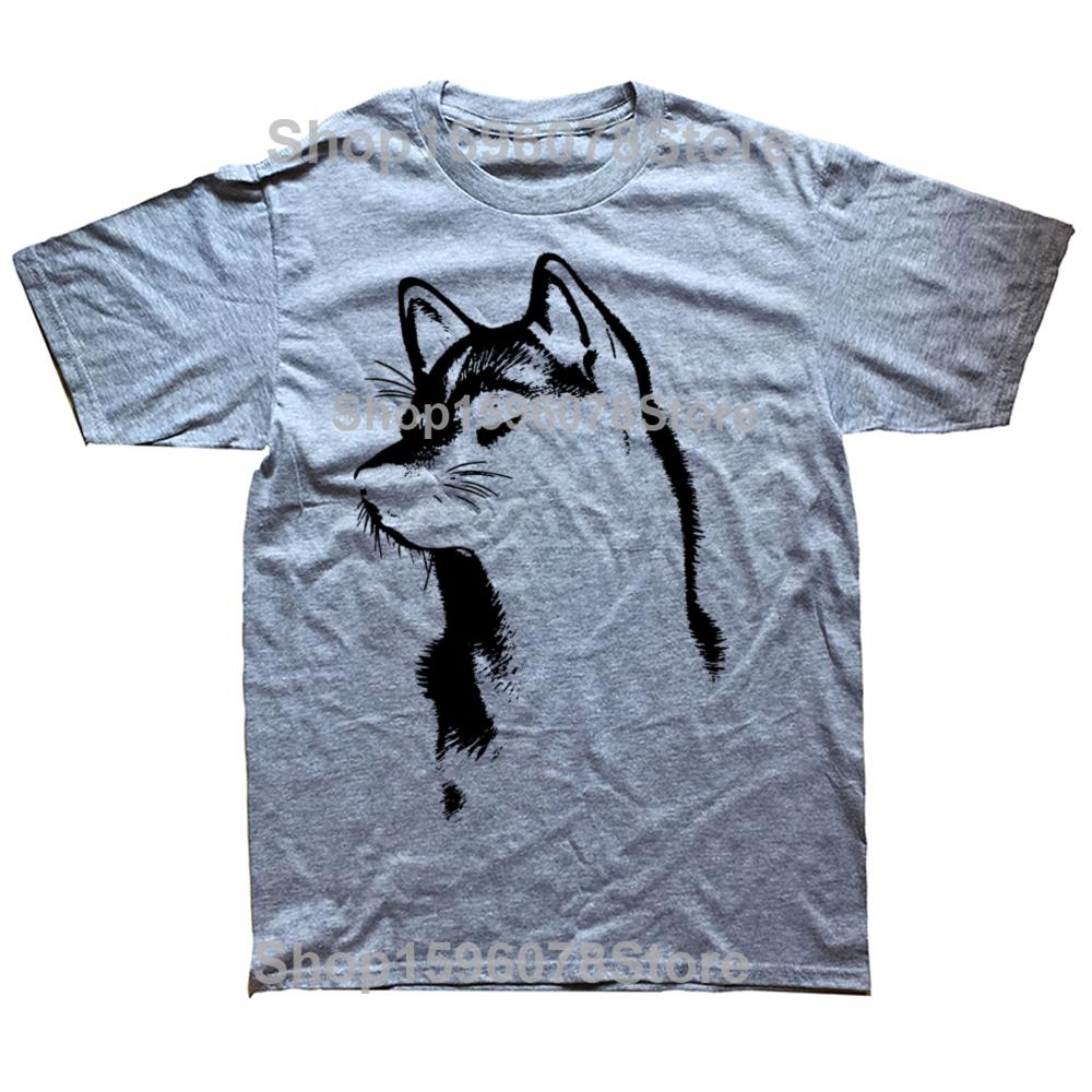 Funny Shiba Inu Face Art Design For Dog Owner Graphic T-shirts Men Fashion Casual Tshirt 100% Cotton Loose Oversized T Shirt