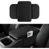 Amiss Car Center Console cover,Upgraded Leather Car Armrest pad,Belt 2 A Storage pocket,Universal Waterproof pad,Anti-slip Car Interior
