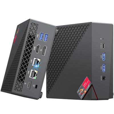 Herní mini pc AMD Ryzen 7 5825U nová edice malá herní Max DDR4 8C16T mini pc 32GB 512GB mini pc 4K 3 obrazovky simultánní výstup malý pc tichý